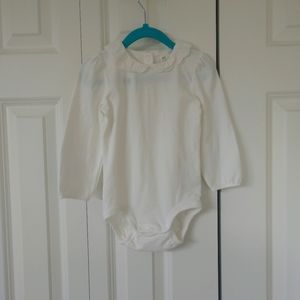 White Collared Onesie